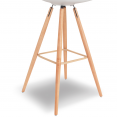 Tabouret de bar SARA blanc en lot X4