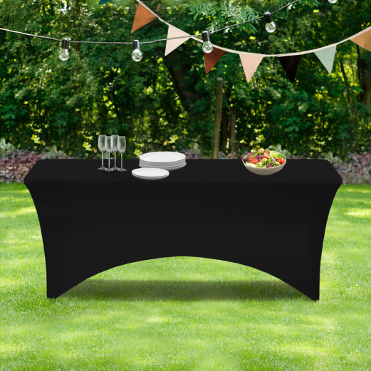 Housse noire pour table pliante 180 CM