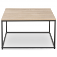 Table basse DETROIT design industriel 70*70*40 cm