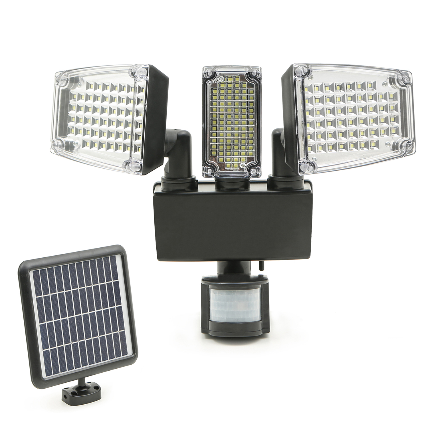 Spot LED solaire avec détecteur de mouvement, avec un angle de détection de  120°, Étanche, 9,7 x 5,1 x 12,4 cm acheter en ligne à bas prix