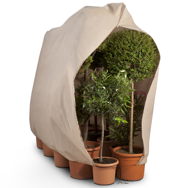 Lot de 3 housses d'hivernage pour plante et arbuste 80 x 160 cm