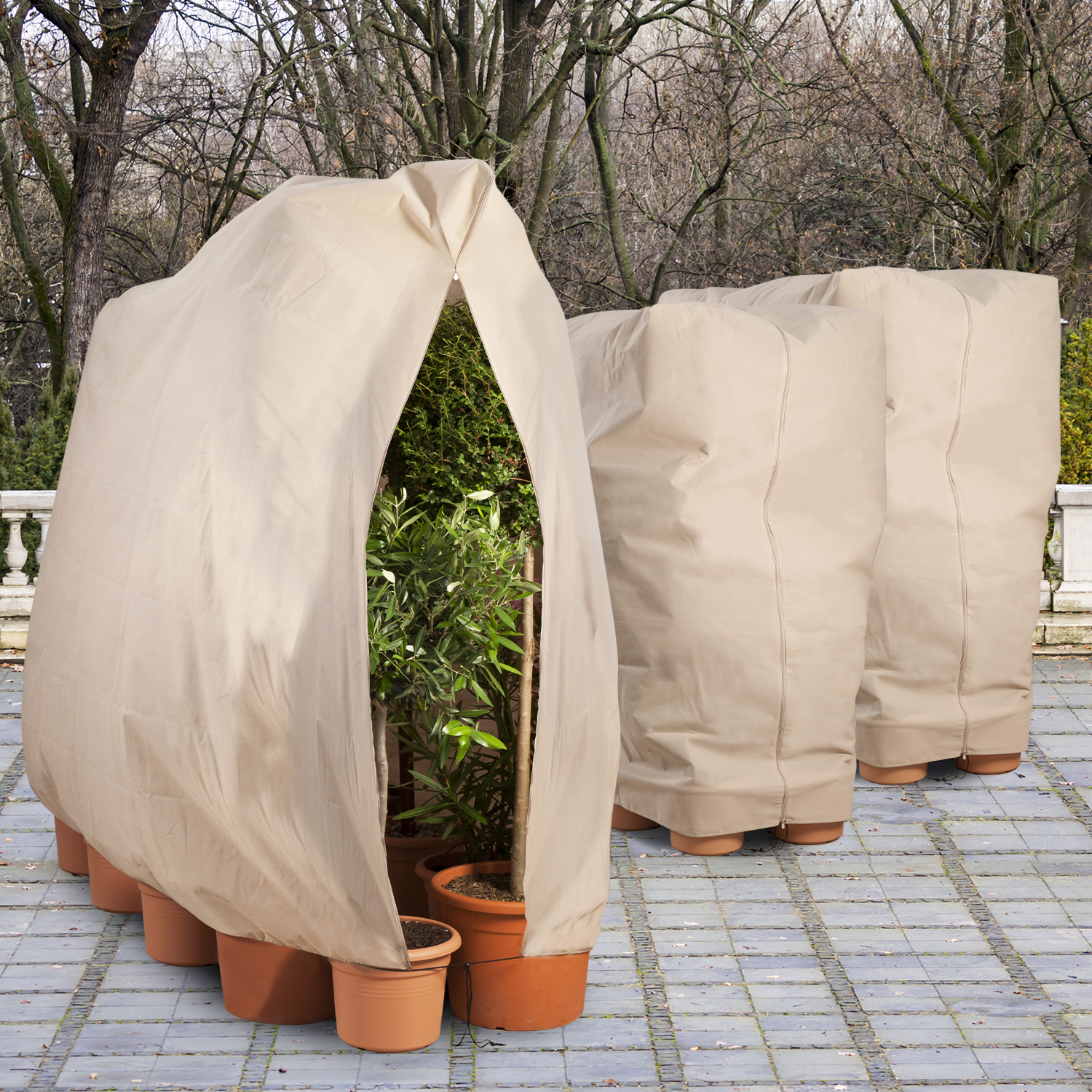 Housses d’hivernage pour plantes 80x160cm