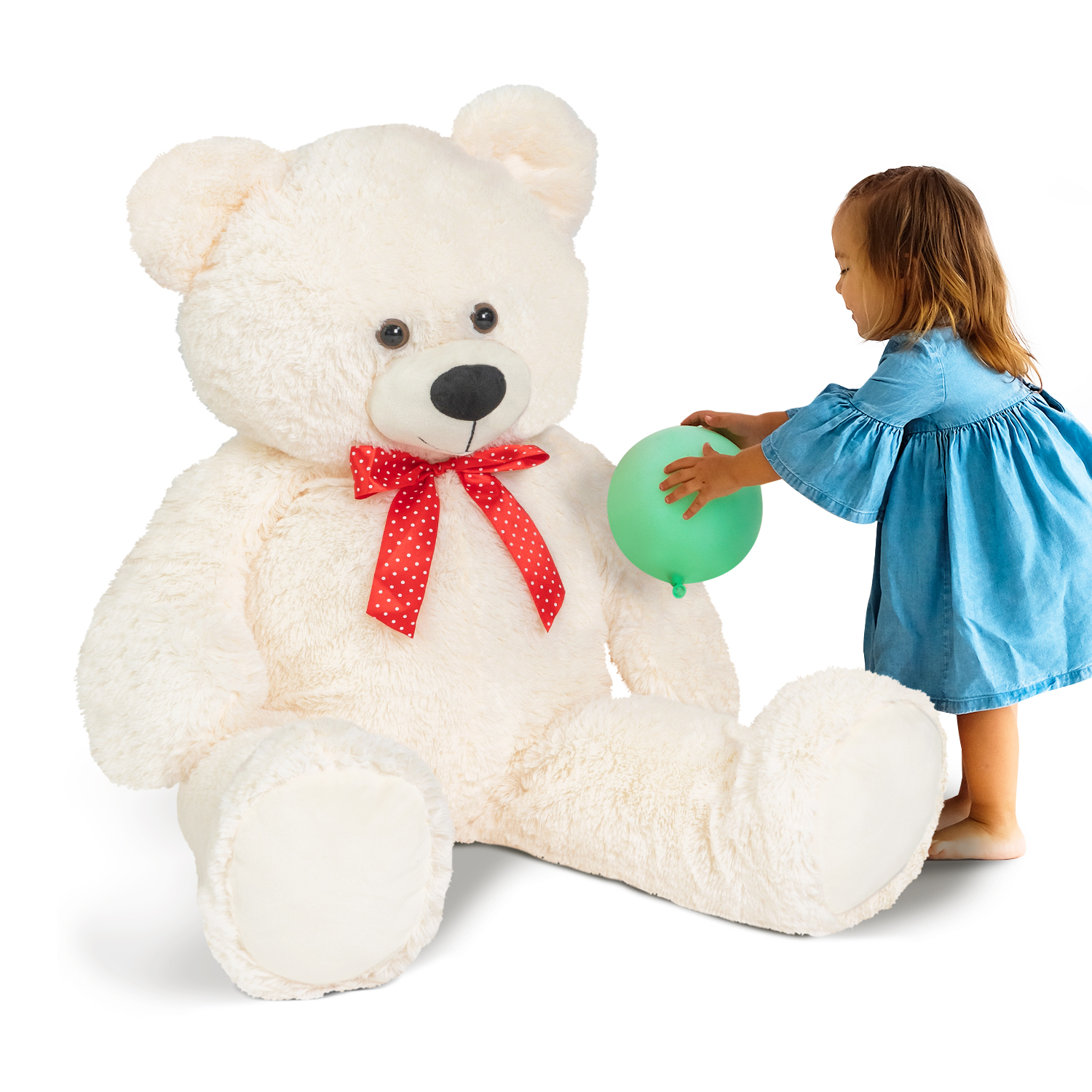 ours peluche blanc