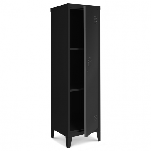 Armoire métallique vestiaire industriel noir ESTEL ID Market