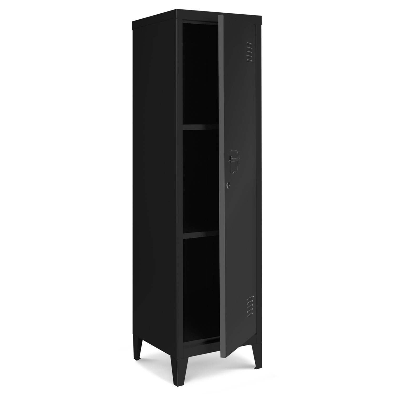 Armoire métallique vestiaire industriel noir ESTEL ID Market