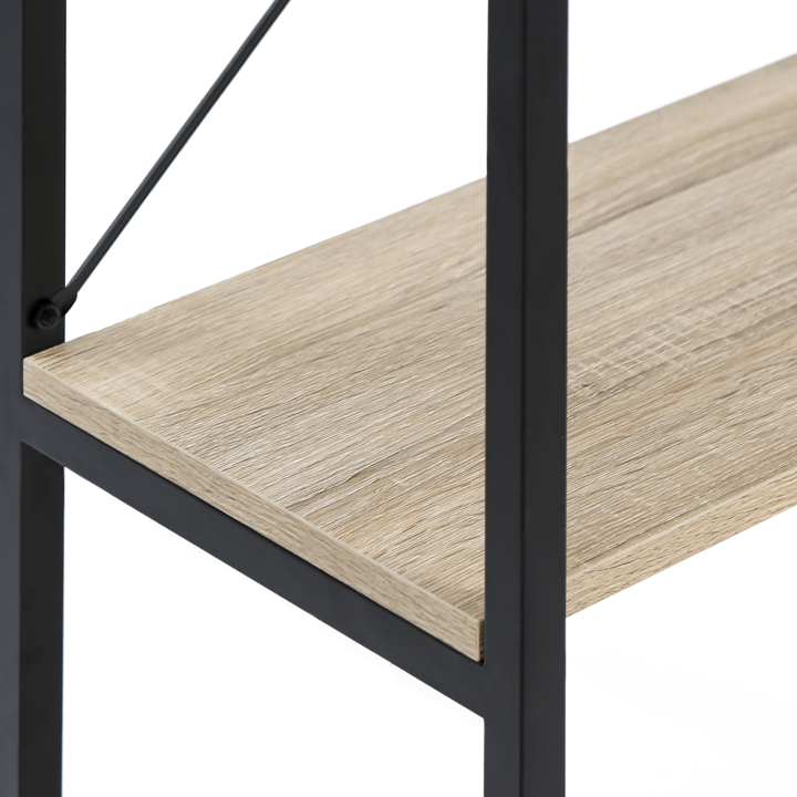 Etagère 4 niveaux  DETROIT design industriel 130 cm