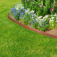 Bordurette de jardin flexible terracotta 10M avec 30 piquets d'ancrage