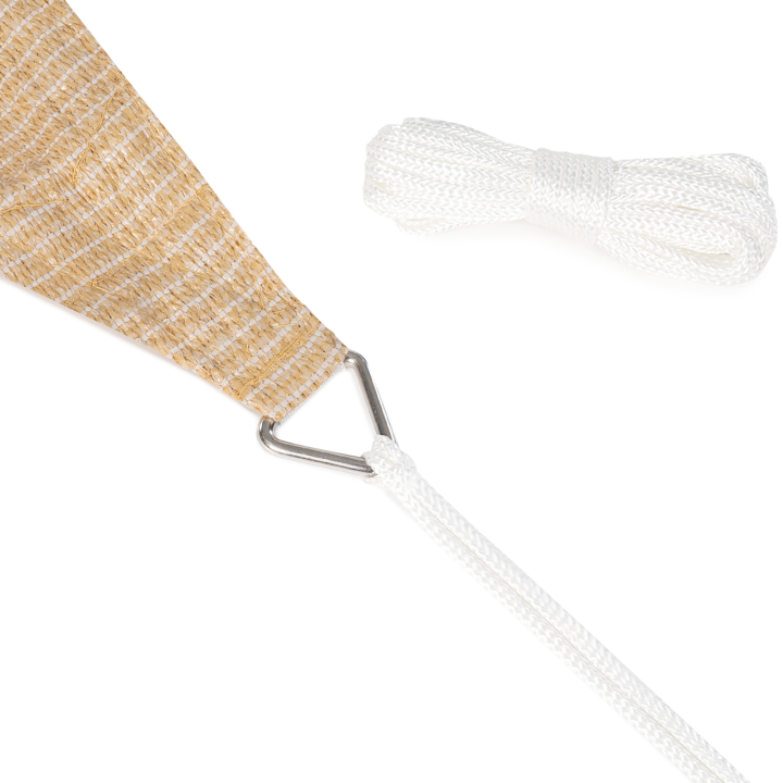 Voile d'ombrage rectangulaire 4x6 M sable