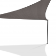 Voile d'ombrage triangulaire 5x5x5 M gris
