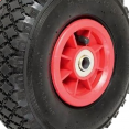 Lot de 2 roues gonflables pour diable chariot alésage axe 16mm