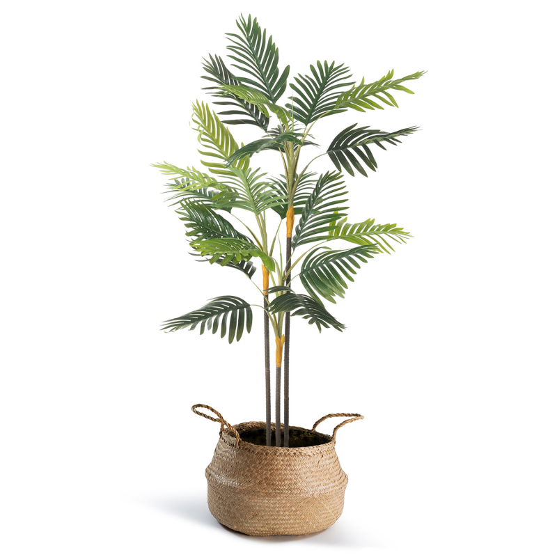 Faux palmier artificiel pas cher 150 cm avec pot | ID Market
