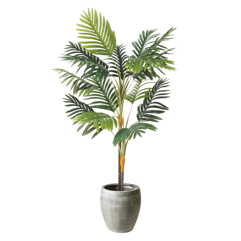 Palmier artificiel de 4 pieds de haut, fausse plante, matériau PE