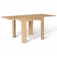Table à manger extensible DONA 80-160 x 78 cm bois