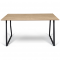 Table à manger ROSALIE 6 personnes design industriel 150 cm