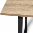 Table à manger rectangle ROSALIE 6 personnes design industriel 150 cm