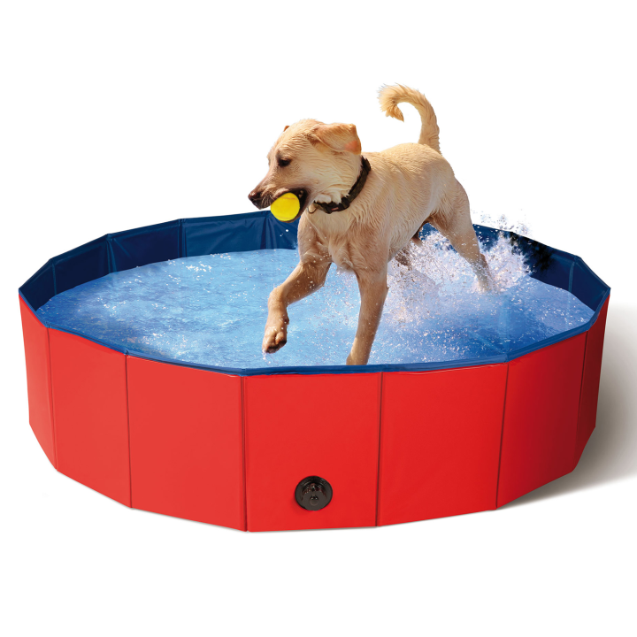 Piscine pliable XXL pour chien baignoire 120 x 30 CM Piscine pliable XXL pour chien baignoire 120 x 30 CM