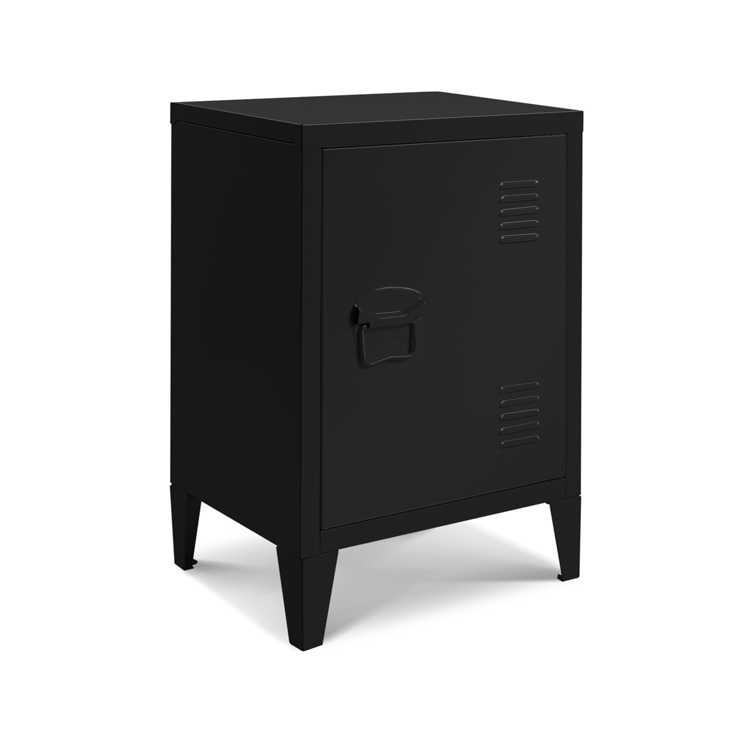Table De Chevet Noire En Metal Pas Cher Estel Id Market