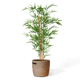 Bambou artificiel 150 cm plante avec pot pas cher