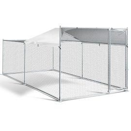 Enclos BOGOTA 8 m² parc grillagé 2x4x1,6 M acier galvanisé avec filet Enclos BOGOTA 8 m² parc grillagé 2x4x1,6 M acier galvanisé avec filet