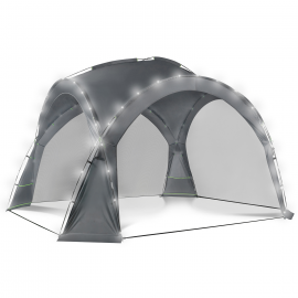 Tente dôme gris anthracite 3,5M avec LED