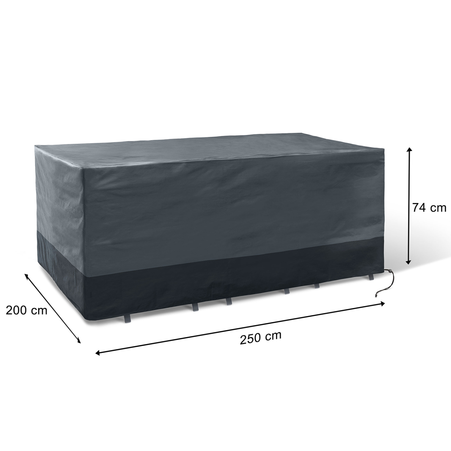 Cover voor tuinmeubilair, terrasmeubelhoes van 210 x 105 x