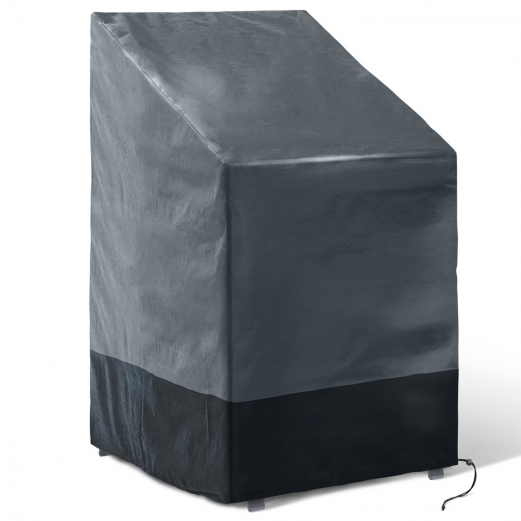 Housse protection imperméable noire pour fauteuil de jardin