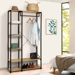 13842 - Armadio industriale 90 cm Dressing DETROIT double design industriel