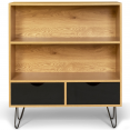 Bibliothèque vintage NOEMI bois pied épingle