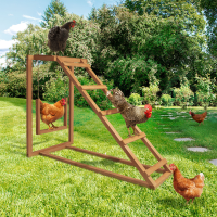 Perchoir à Poules Avec Balançoire Et échelle - Grand Parc D’activités Pour Poulailler Et Basse-cour
