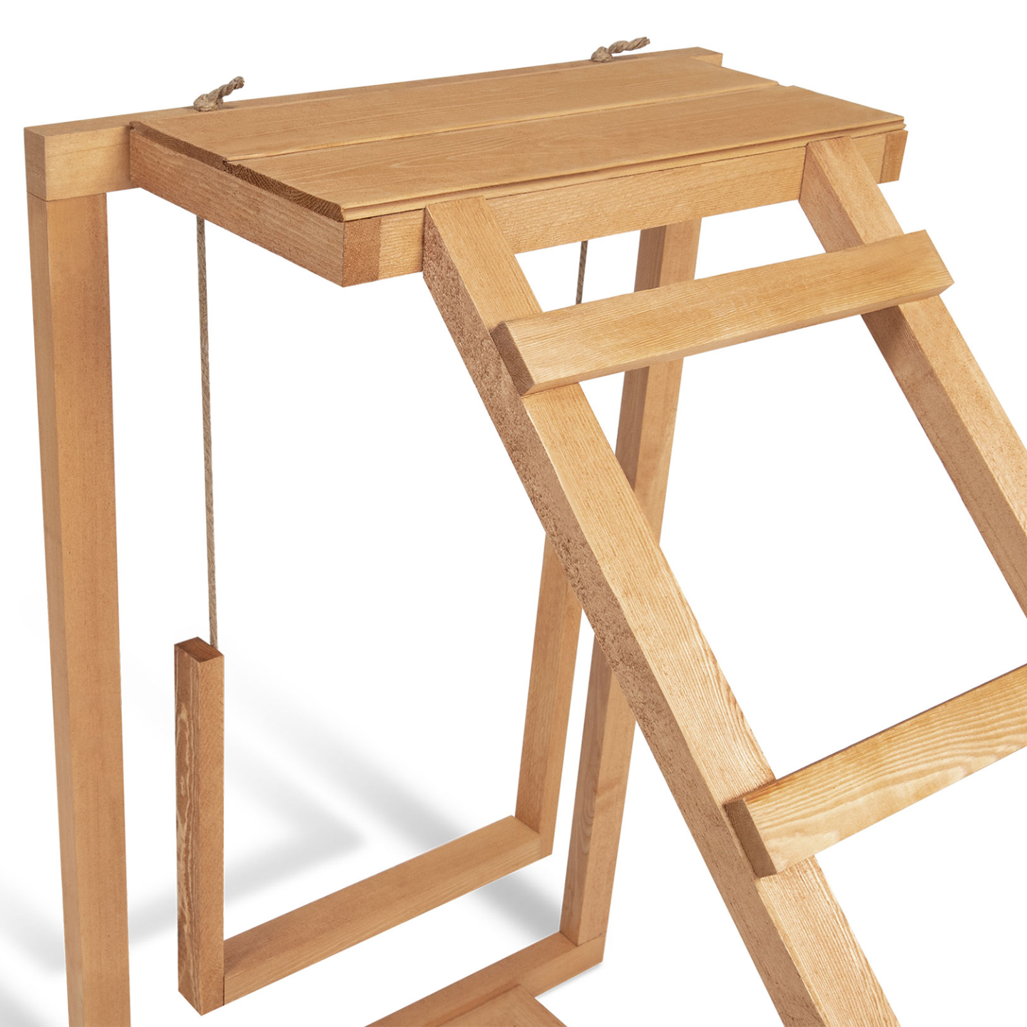 Perchoir bois 2 échelles + balançoire pour poules Perchoir bois 2 échelles + balançoire pour poules