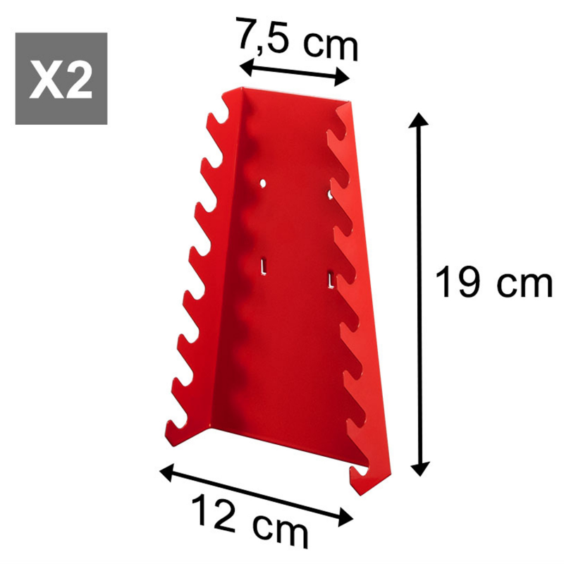 Rangement mural porte-outils 120 x 60 cm panneau perforé pas cher