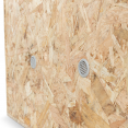 Terrarium en bois OSB pour reptiles et batraciens aérations latérales 115 cm