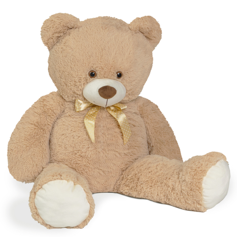 Ours En Peluche Geant Pas Cher 0 Cm Beige Id Market