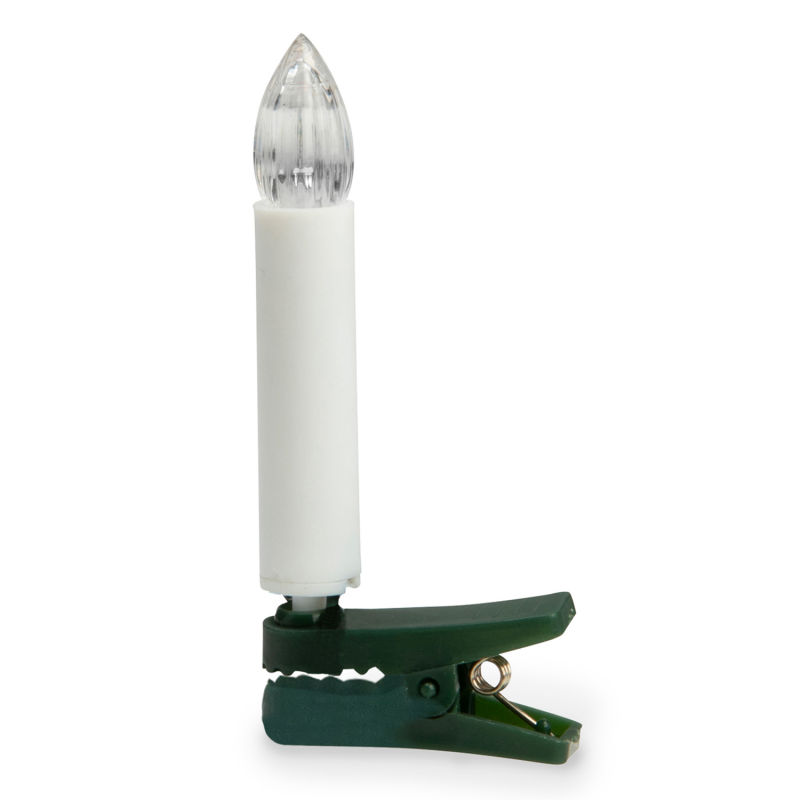 Guirlande de Noël lumineuse 50 bougies à pince pour sapin