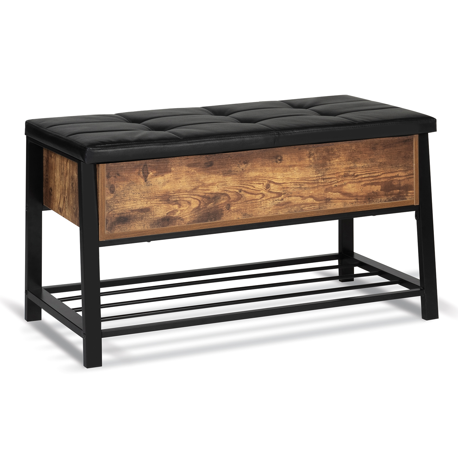 Banc Coffre D Entree Nino Design Industriel