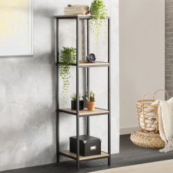 13954 - Scaffalatura industriale, 4 livelli Etagère 4 niveaux DETROIT design industriel 150 CM