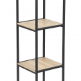 Etagère 4 niveaux DETROIT design industriel 150 CM