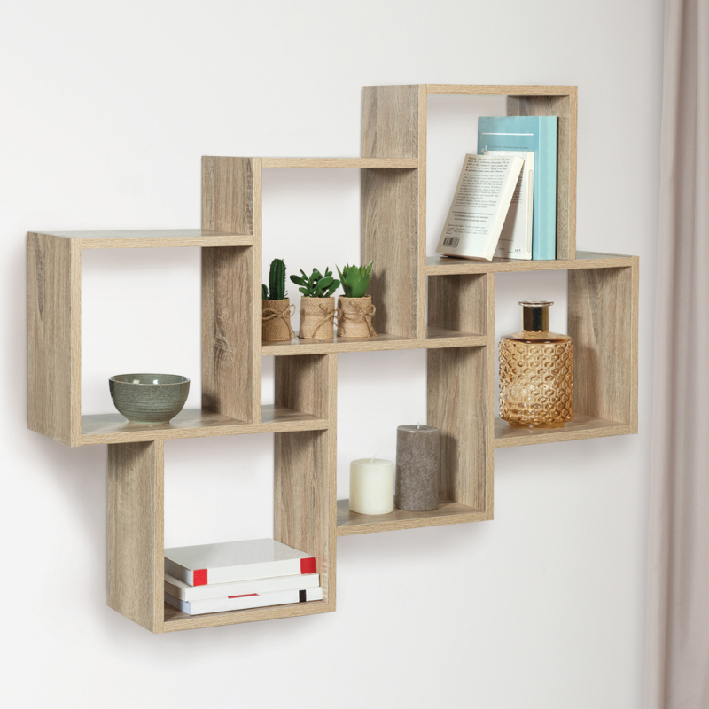 Cube murale de rangement en bois - étagère murale design - Simple Vox