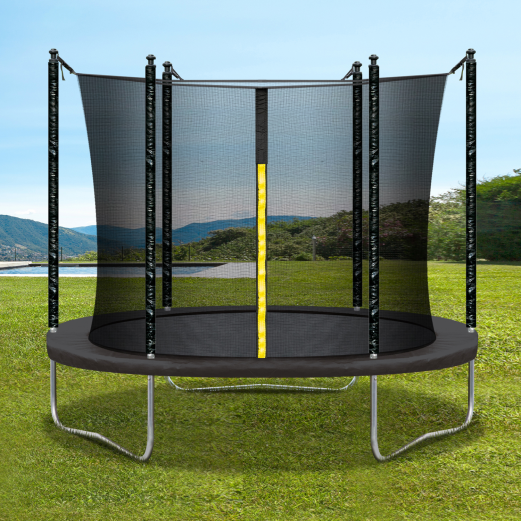 Trampoline pas cher pour enfant 240 cm avec filet de sécurité ID Market