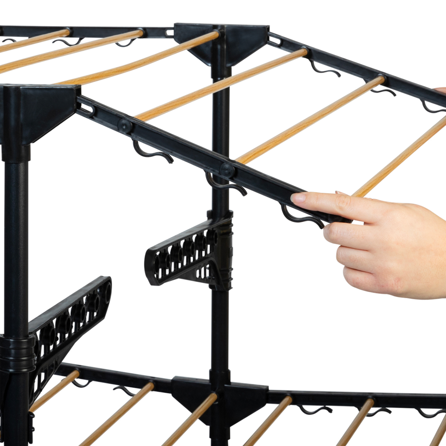 Séchoir à Linge MAXIMA En Inox, Gris, Pliable Et Portatif, Neuf