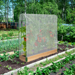 14257 - Serra per pomodori 1,20 m Serre à tomates spéciale croissance kit complet bâche + support