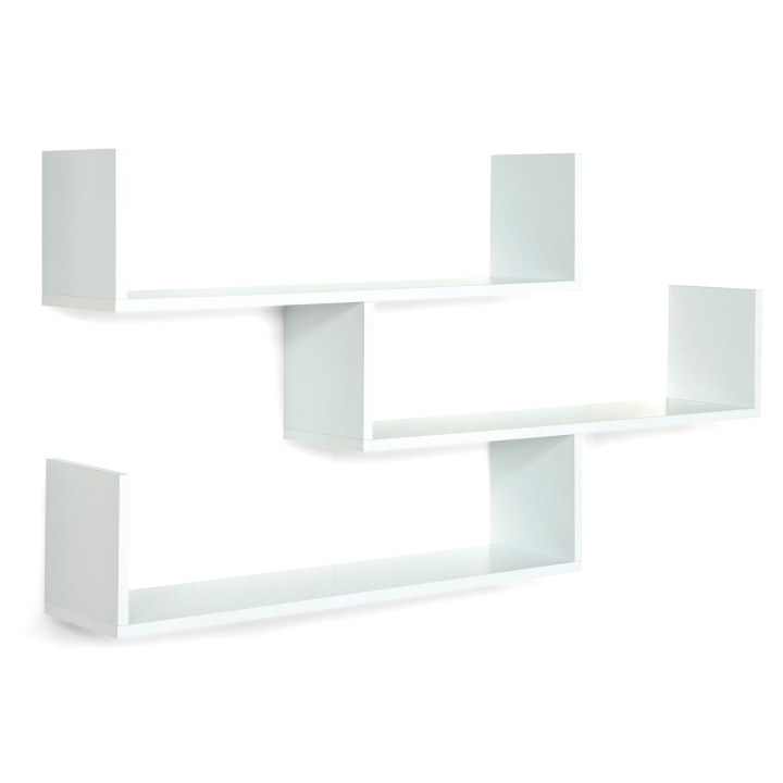 Etagère murale multiposition LOU blanche