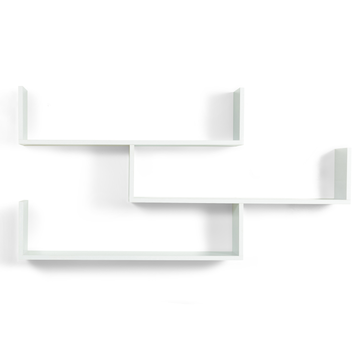 Etagère murale multiposition LOU blanche