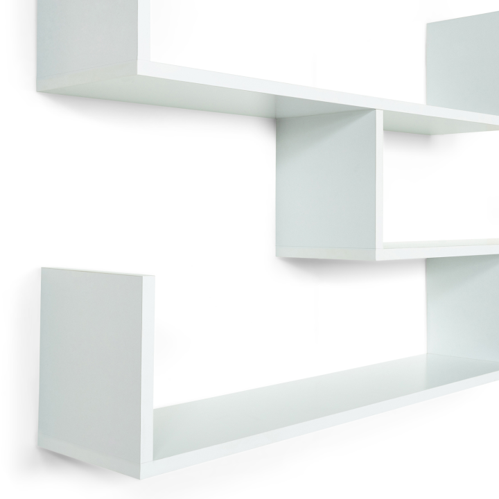 Etagère murale multiposition LOU blanche