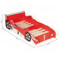 Lit voiture formule 1 rouge TEDDI 140x70cm