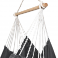 Hamac siège suspendu avec toile gris anthracite