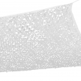 Voile d'ombrage carré design ombrière camouflage 4x4 M blanc