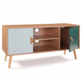 1 meuble TV + 1 table basse ALIZE