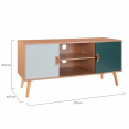 1 meuble TV + 1 table basse ALIZE