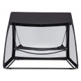 Hamac balancelle LAOS gris avec lit suspendu et moustiquaire